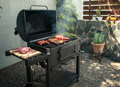 Food on a Barbeque Grill