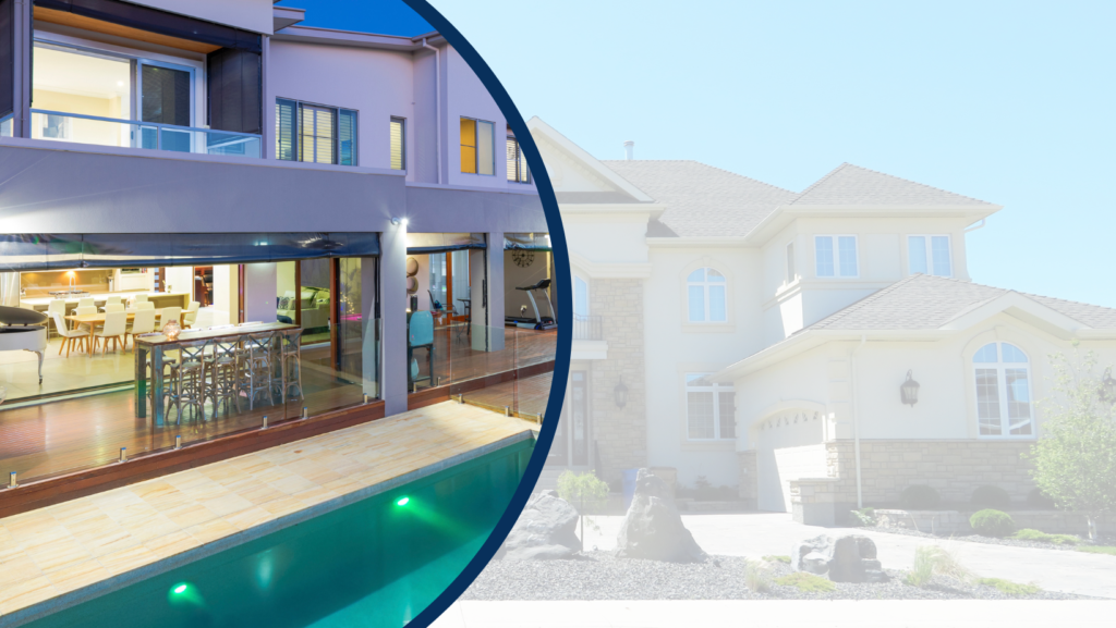 Blue Photo Real Estate Facebook Cover